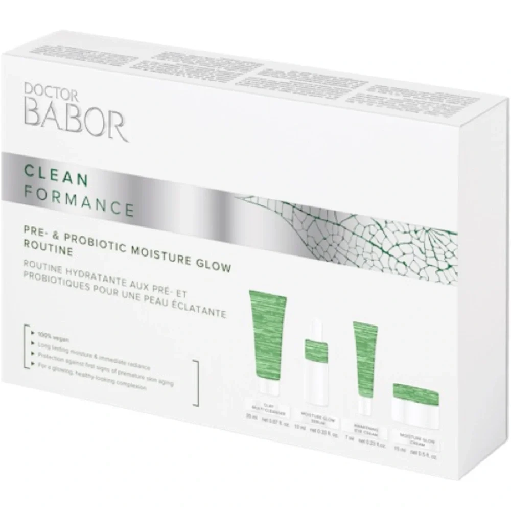 Doctor BABOR Cleanformance Pre-& Probiotic Moisture Glow Routine set‎ new in box